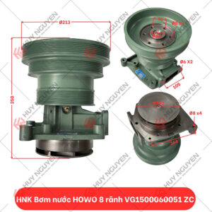 Bơm nước HOWO 8 rãnh VG1500060051