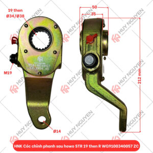 Cóc Chỉnh Phanh Sau Howo 19 Then (WG9100340056/57)